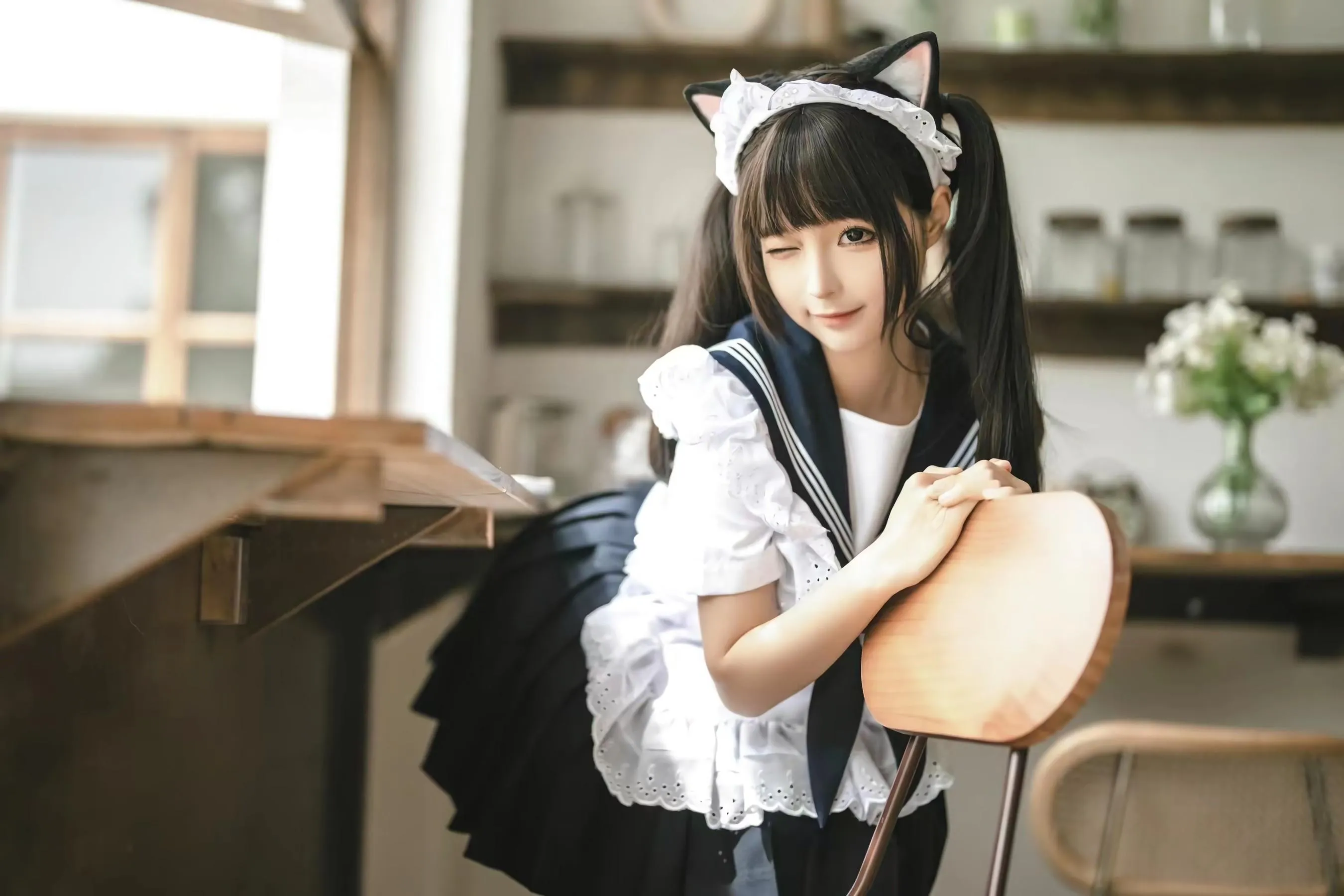 蠢沫沫 – NO.215 猫猫女仆 [24P]插图9